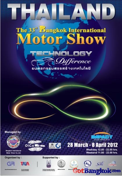 33rd Bangkok International Motor Show 2012 Where Impact Muang Thong Thani 